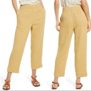 Madewell Lightspun Tapered Huston Pull-On Pants S